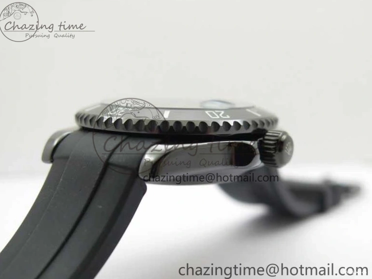 5GF Black Black Best SA3135 Cream Ceramic Dial Submariner on 40mm Strap Rubber Edition 1224